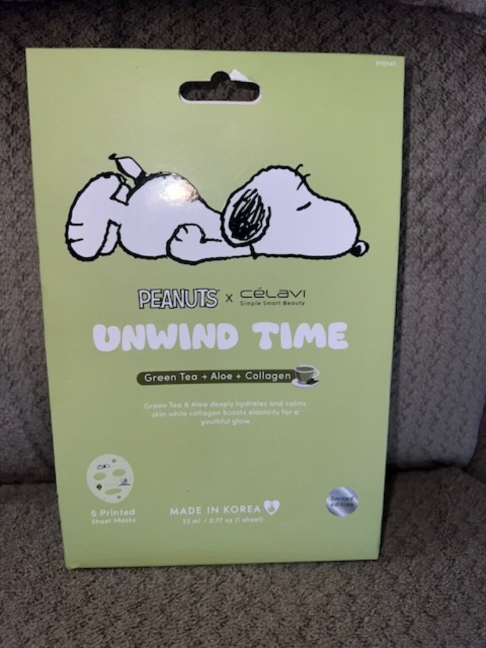 Celavi x Peanuts Sheet Masks